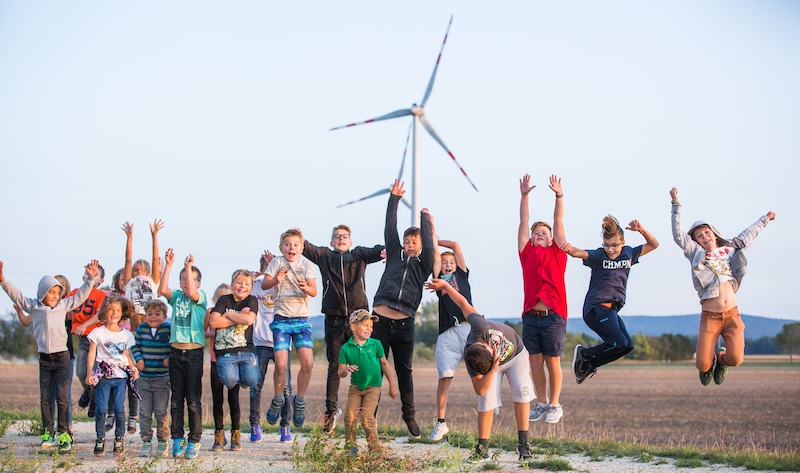 Bild: © Astrid Knie: Eröffnung des ersten Windparks in Seibersdorf 2017